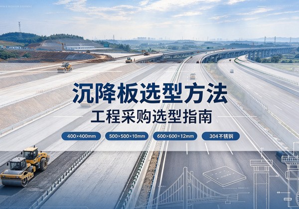 会泽沉降板选择方法