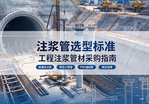 会泽注浆管选型标准
